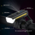 2023 New Auto Sensing Dimmable Ultra Bright Reyphargeable XPG 전면 핸들 바 LED 자전거 조명 여분의 혼 스피커